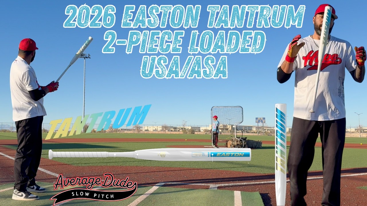 Обзор биты для софтбола EASTON TANTRUM 2-PIECE LOADED 2026 года от USA/ASA.