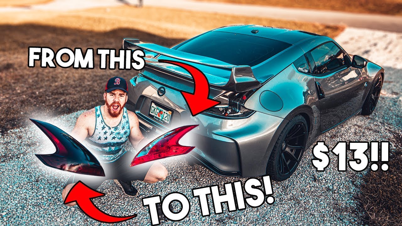 370z gets AGGRESSIVE Tail Light Tint!!!- *VHT Niteshade*