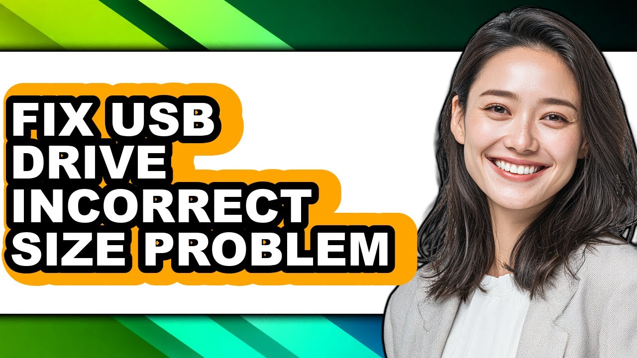 How to Fix Usb Drive Incorrect Size Problem (full Guide)