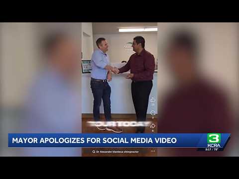 Manteca mayor apologizes for social media video