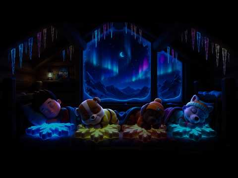 ❄️ Deep Sleep Music | Cozy Winter Cabin & Aurora Night for Peaceful Sleep