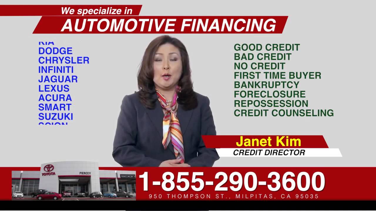 Piercey Fresh Start Auto Loan Program Bad Credit Auto Loans San Jose