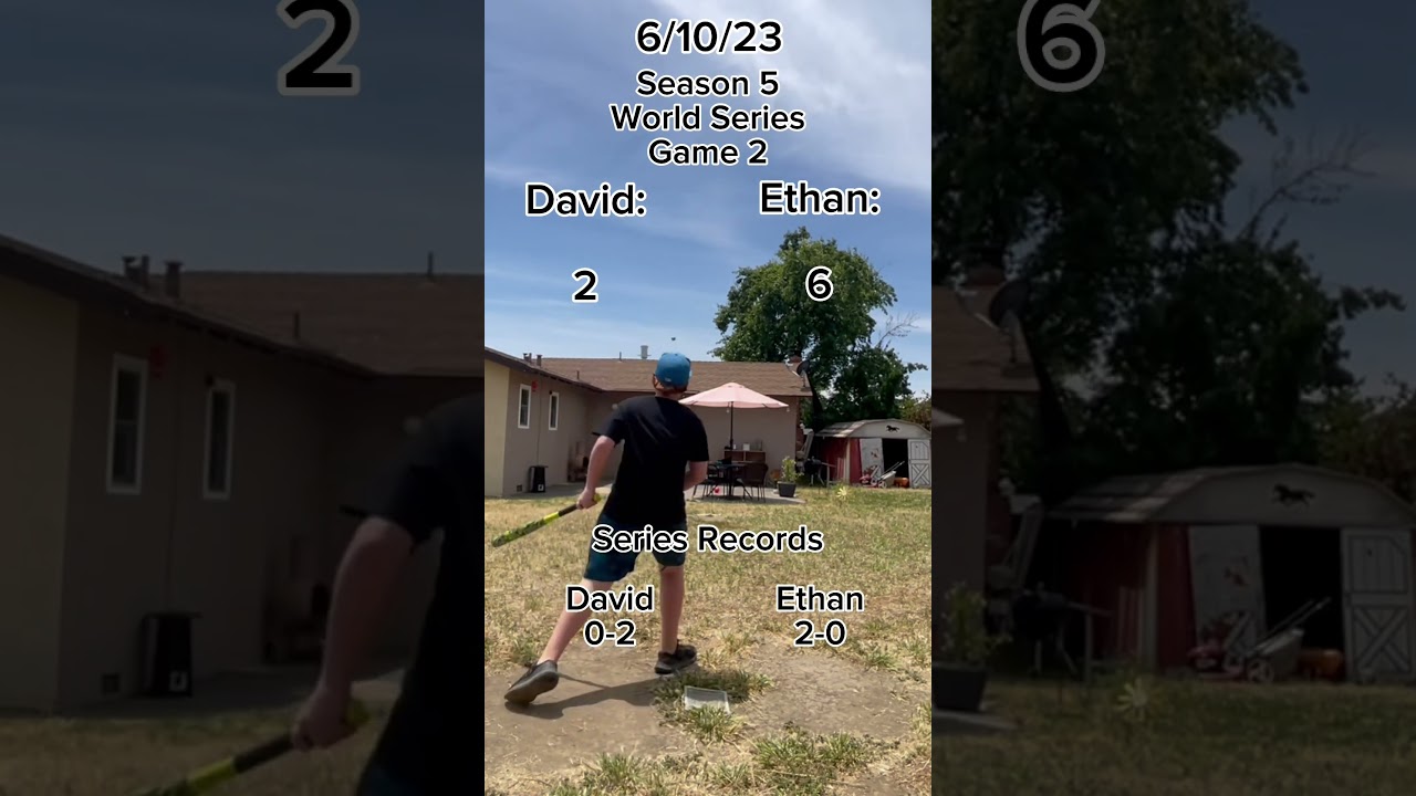 Backyard Baseball Season 5 | World Series Game 2 | David Vs Ethan 