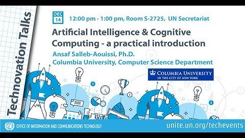 Artificial Intelligence & Cognitive Computing - a practical introduction @ TechNovation