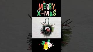 DOLLAR TREE NAPKIN RING CHRISTMAS ORNAMENT DIY CRAFT