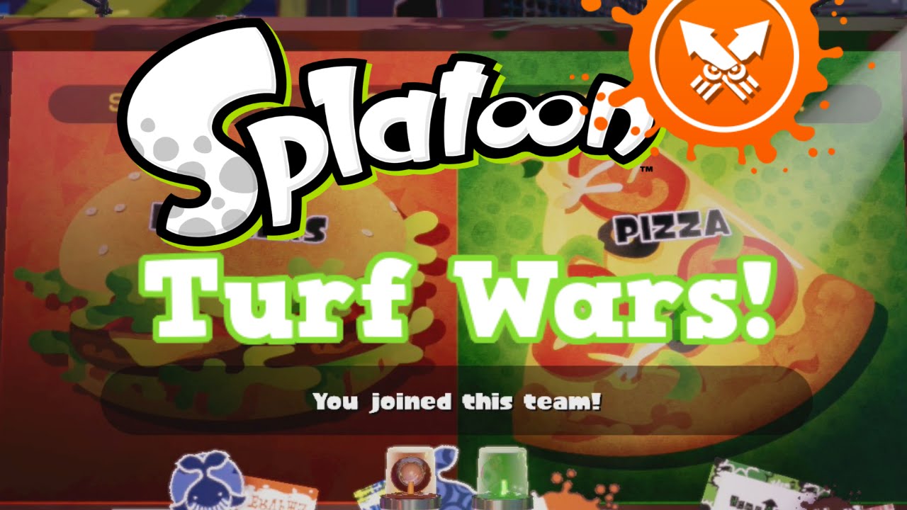 BURGERS VS PIZZA | Splatoon (Turf Wars) - Episode 2