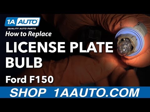 How to Replace License Plate Bulb 09-14 Ford F-150