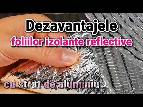 Dezavantajele foliilor izolante reflexive cu strat de aluminiu