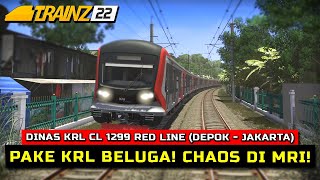 CHAOS DI MANGGARAI! Dinas KRL CL 1299 Depok - Jakartakota | Trainz Simulator Indonesia