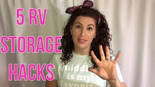 RV Organization Hacks - Master Bedroom Edition