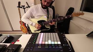 ➤ Ableton Live & Push 2 and Guitar Performance #oneminutebeat #2