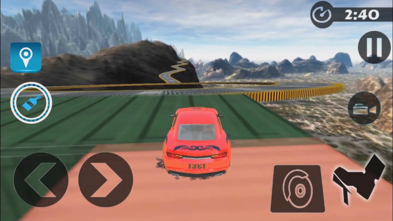 Car Stunts Racing On Impossible Tracks 3D Gameplay Android game - car racing games