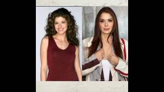 Young Grace Adler Meets Her Older Self Debra Messing