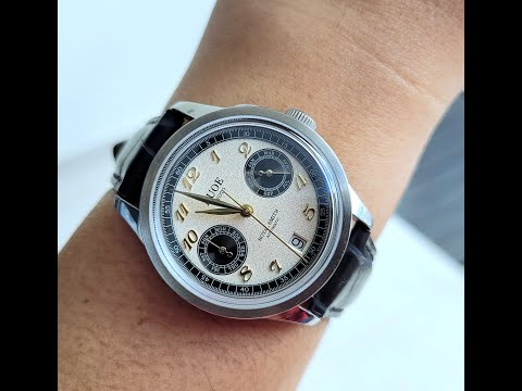 時計 KUOE  SMITH 90-010 ROYAL SMITH 90-010 Automatic Panda x Vertical Brushed Dial