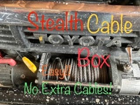 Harbor Freight Winch 9000lb Install Tips + Hide or Relocate Solenoid on