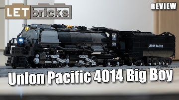 Union Pacific 4014 Big Boy from Letbricks Review | by morningstrummer MOC Creator | Trixbrix tracks