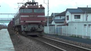 【HD】EF81-735牽引3093レ　亀田通過