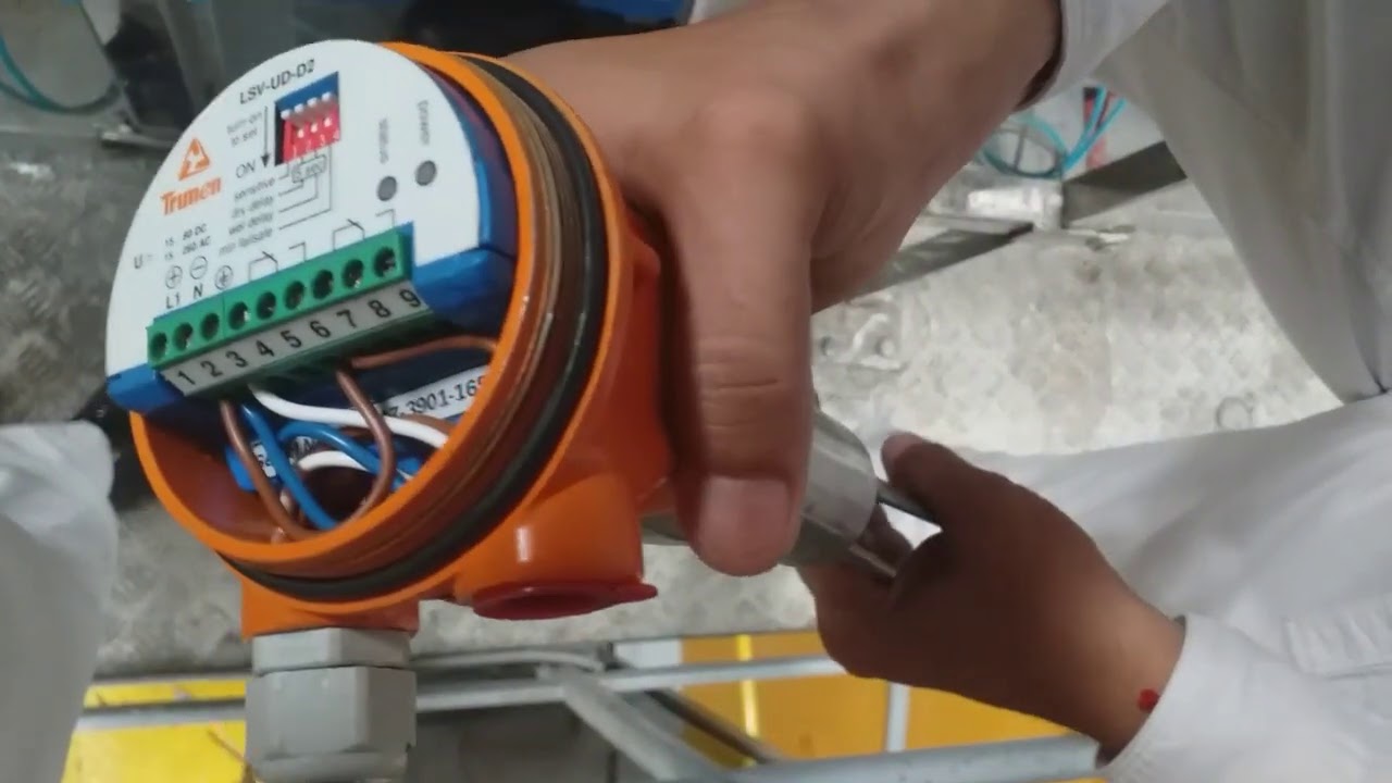 Trumen Sensor TRUMEN Vibrating Fork Solid Level Switch/Sensor LSV-UD-D2 - YouTube