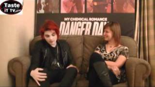 Celebrity Gerard Way - My Chemical Romance - Danger Days interview with Taste iT Tv Profile