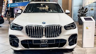 2021 BMW X5 xDrive45e M Sport in Mineral White Metallic