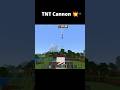 MINECRAFT TNT Cannon tutorial #minecraft #viral #shorts#shortsfeed