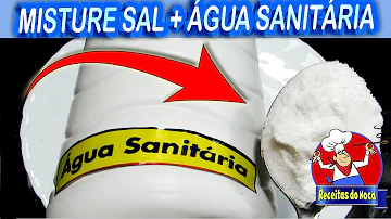 O que acontece se misturar cloro com sal?