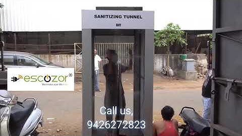 New Improved Automatic Sanitizing Tunnel by Escozor