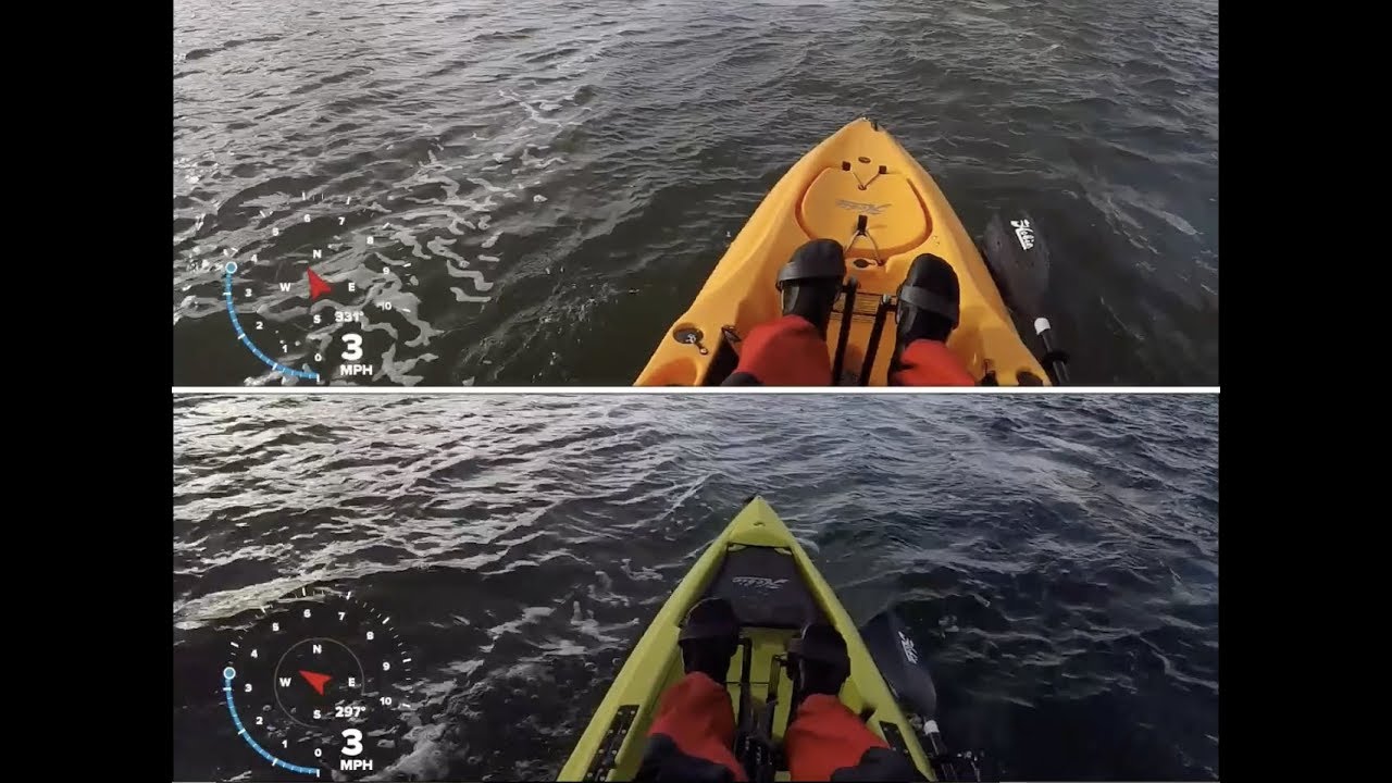 Speed Test Hobie Compass vs. Hobie Outback YouTube