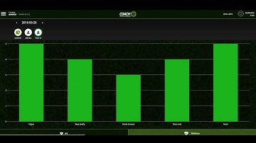Monitoring the training load  - RPE and Wellness