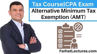 🛡️ Alternative Minimum Tax Exemption (AMT) Explained — CPA Exam REG | Federal Income Tax Course