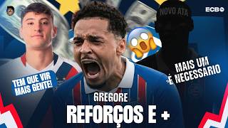 🚨BAHIA, AGORA: REFORÇOS PARA JANELA: GREGORE, ATACANTE BEIRADA, ALEJO E MAIS! URGÊNCIAS DO BAHIA!