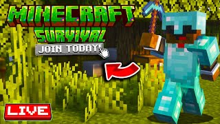 🔴LIVE: Minecraft Survival – GRINDING SURVIVAL ON COMPLEX GAMING #minecraft #live #survival