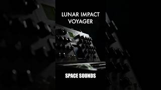 Space Noises on the Lunar Impact Voyager to Celebrate the Artemis II Moon Flyby #moon #analogsynth
