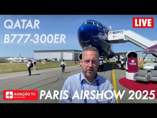 🔴 LIVE Qatar Boeing 777-300ER 