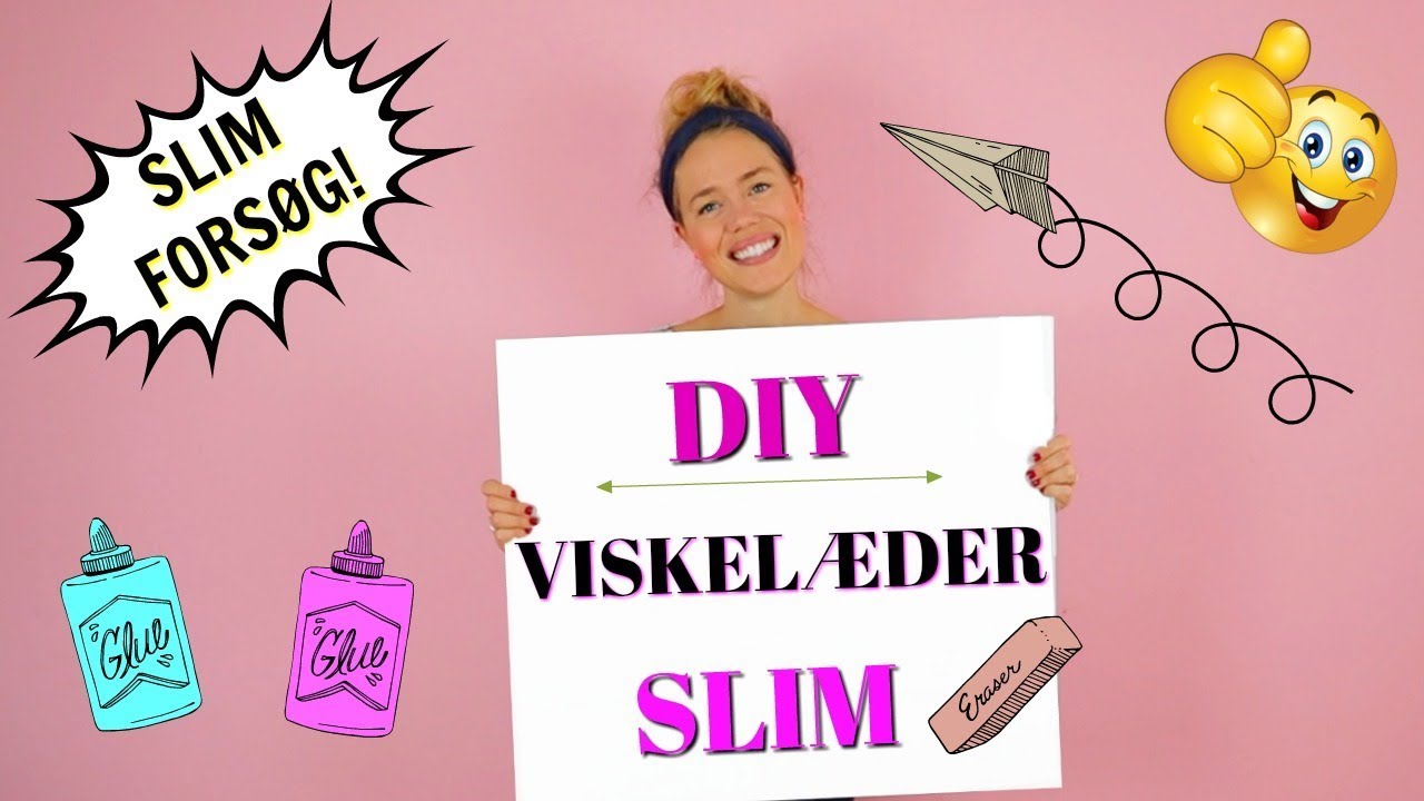 DIY Viskelæder slim // slim forsøg