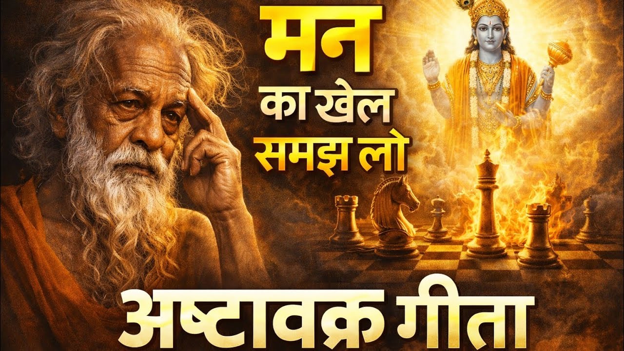 🔱 टाइटल:मन का खेल समझ लो | अष्टावक्र गीता का रहस्य | जीवन बदल देने वाला ज्ञान