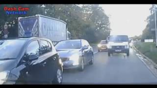 Idiot Drivers U-Turn Near Miss With HGV UK Dash Cam