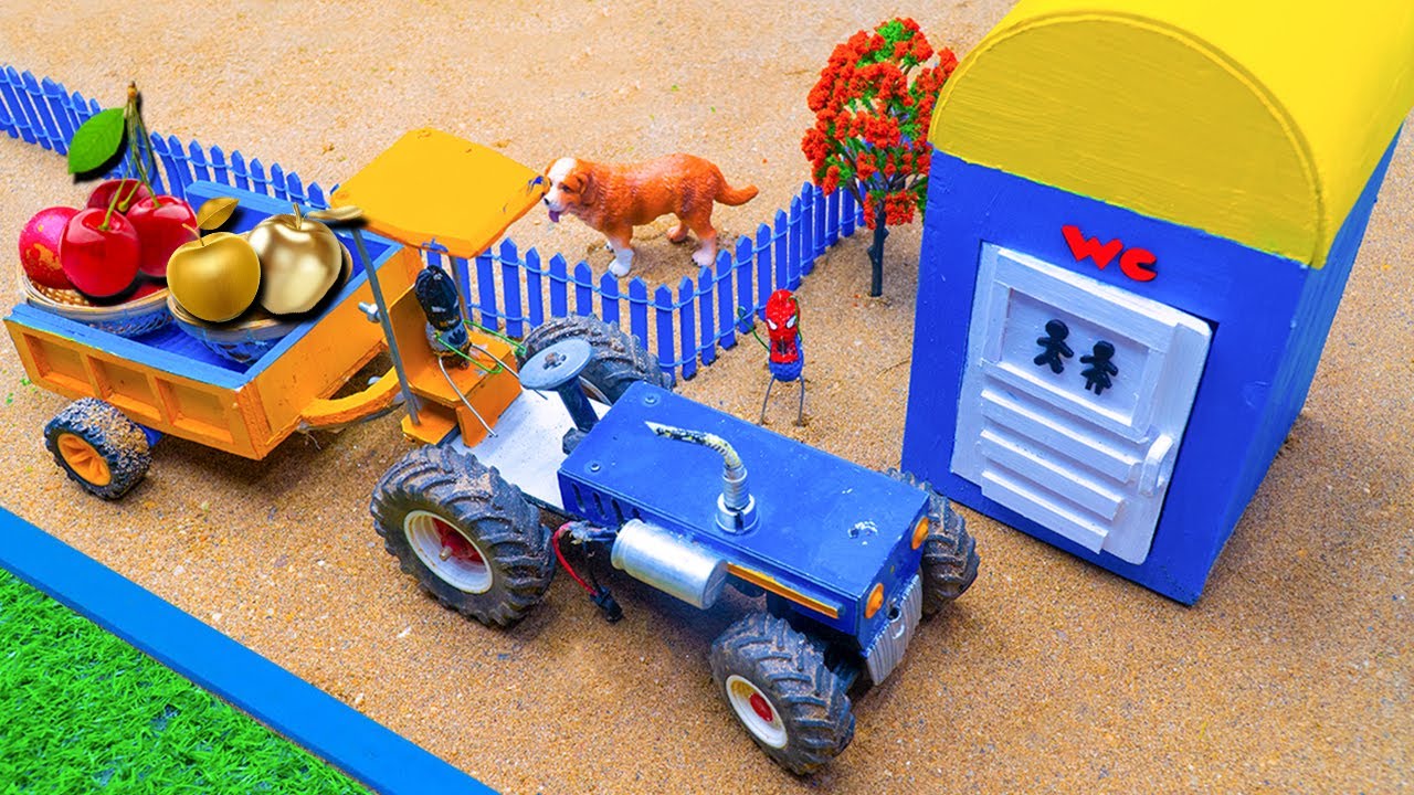 Top diy tractor making mini Toilet WC diy tractor water pump