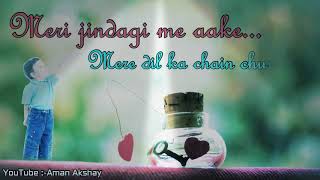 Teri Ankya Ka Yu Kajel Whatsaap Status 