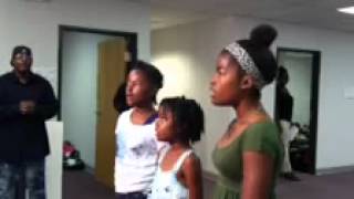 Operation Backpack BDG's sing a thank you