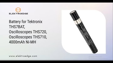 Battery for Tektronix THS7BAT, Oscilloscopes THS720, Oscilloscopes THS710, 4000mAh Ni-MH