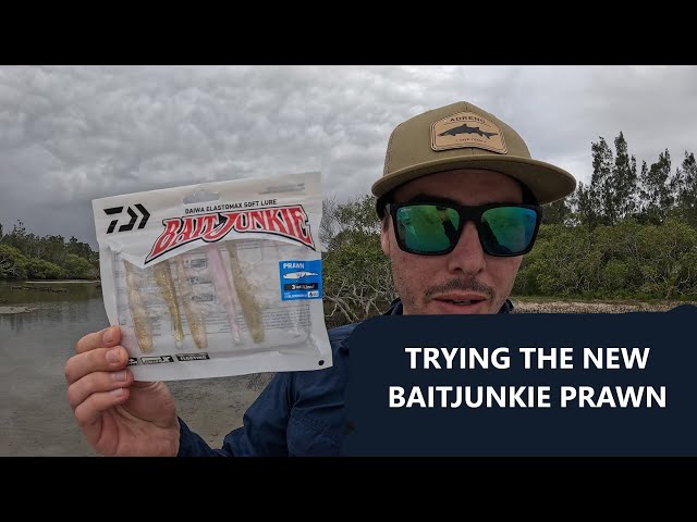 Trying the new Daiwa Baitjunkie Prawn lure - Does this soft plastic catch  flathead in forster? 