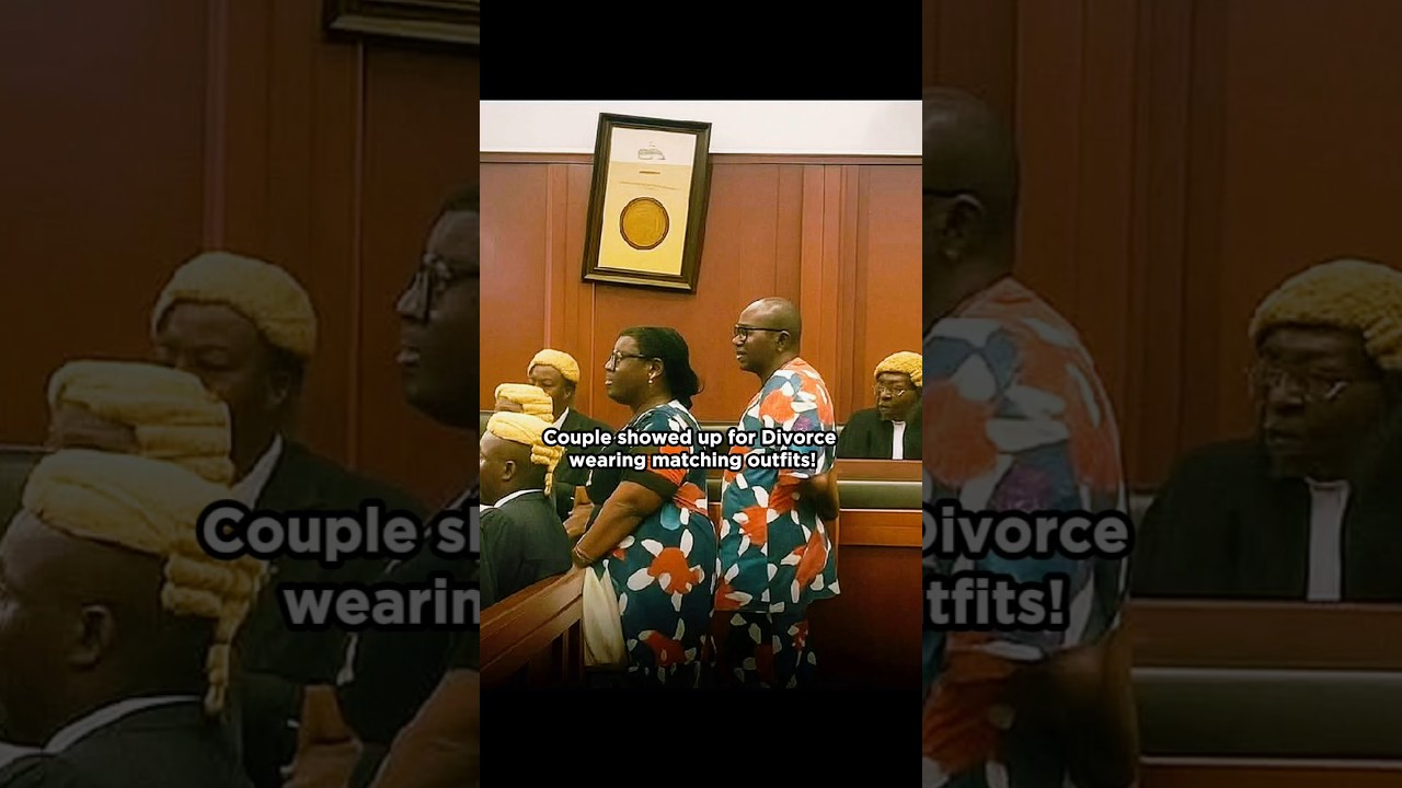 A couple showed up for divorce wearing matching outfits! #truestory #storytelling #couple #divorce - YouTube