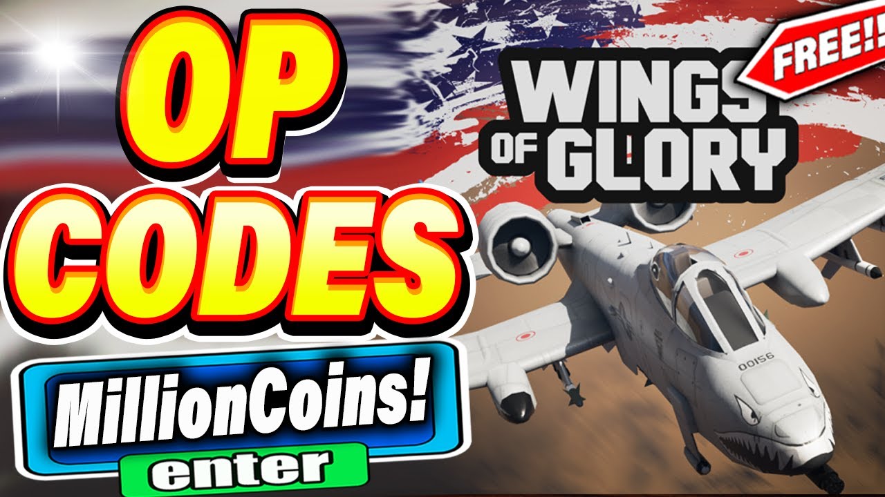 codes wings of glory roblox