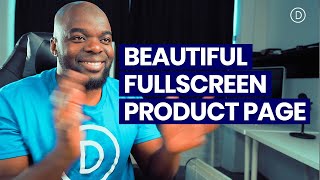 Download a Beautiful Fullscreen Product Page for Divi