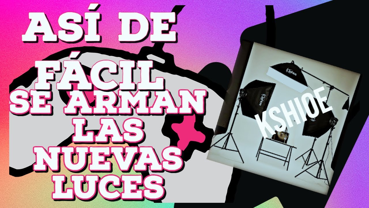 Nuevas Luces Kshioe - Como Armar el "Softbox"