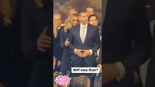 Eric Trump illuminati, throwing up that Triangle!