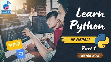 1. Learn Python Programming in Nepali/नेपाली (Part 1)