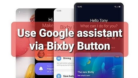 Activate Google assistant via Bixby Key