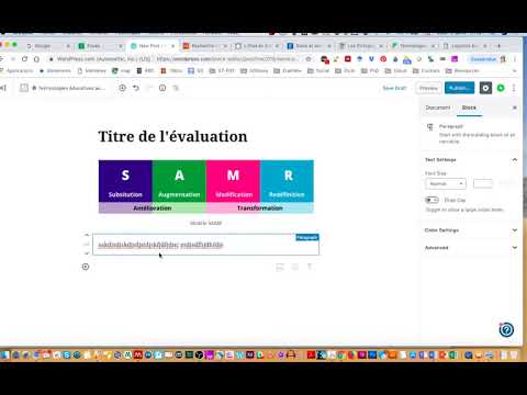 Créer un billet WordPress